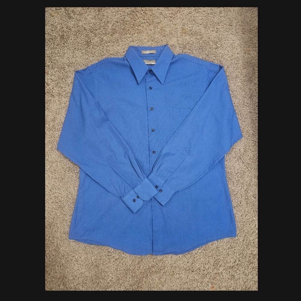 Van Heusen Men's Royal Blue Dress Shirt